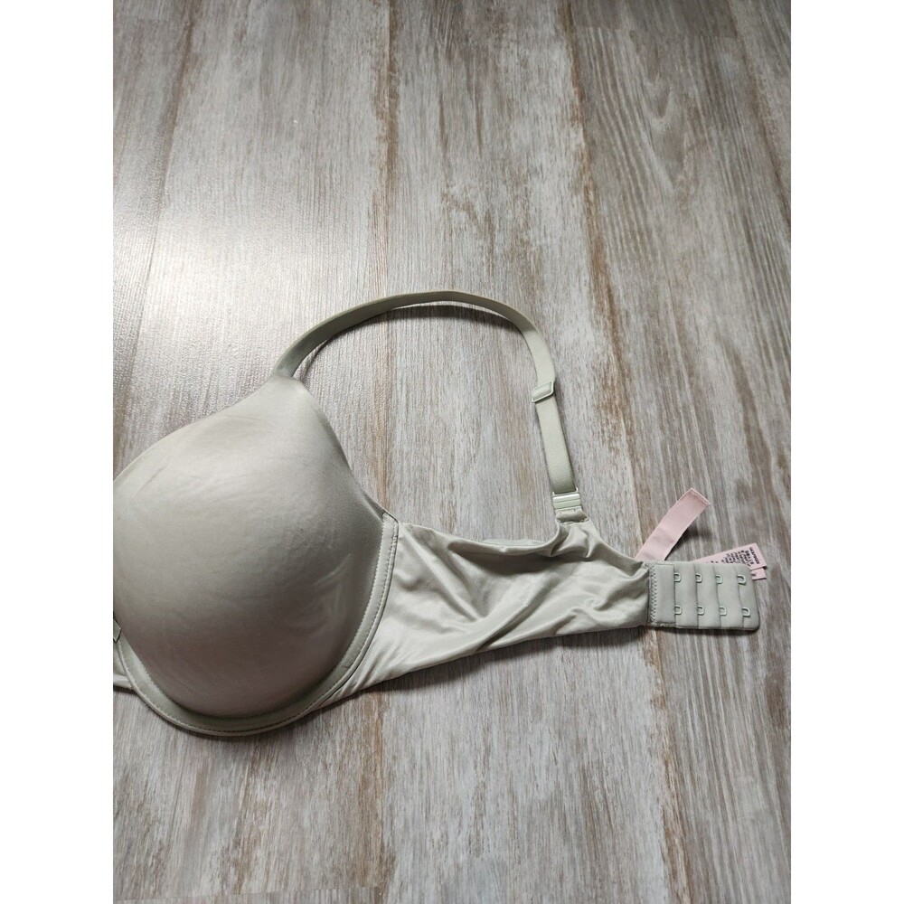 Victoria’s Secret Perfect Coverage Bra Green Lace Charm Underwire 32DD GUC - Picture 5 of 11